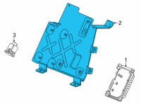 OEM Chevrolet Corvette Mount Bracket Diagram - 85158979