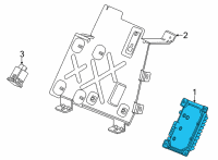 OEM Chevrolet Corvette Module Diagram - 84884493