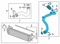 OEM 2022 Buick Envision TUBE ASM-CHRG AIR CLR INL AIR Diagram - 85564254