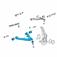 OEM 2021 GMC Sierra 3500 HD Lower Control Arm Diagram - 84556722