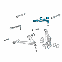 OEM 2021 GMC Sierra 3500 HD Upper Control Arm Diagram - 84682566