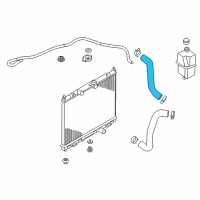 OEM 2019 Nissan NV200 Hose-Radiator, Upper Diagram - 21501-3LM0A