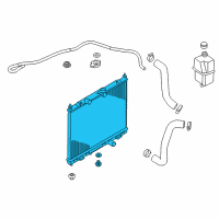 OEM 2019 Nissan NV200 Radiator Assy Diagram - 21410-3LM0A