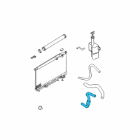 OEM 2005 Hyundai Sonata Hose Assembly-Radaator, Lower Diagram - 25415-38060