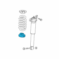 OEM 2017 GMC Acadia Lower Insulator Diagram - 23370009