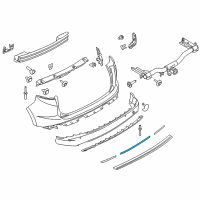 OEM 2016 Ford Edge Reflector Diagram - FT4Z-15A448-B
