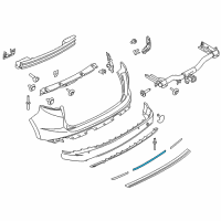 OEM 2017 Ford Edge Reflector Diagram - FT4Z-15A448-B