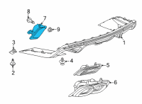 OEM Cadillac CT4 LAMP ASM-RR FASCIA LWR SIG Diagram - 84881783