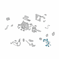 OEM Honda Sub-Wire, Air Conditioner Diagram - 80650-TA0-A30