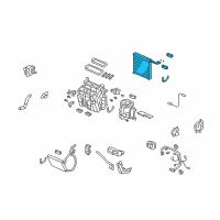 OEM 2011 Honda Accord Crosstour Evaporator Diagram - 80211-TA0-A01