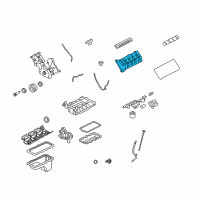 OEM Ford Mustang Valve Cover Diagram - 7R3Z-6582-NA