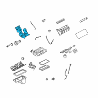 OEM Ford Mustang Front Cover Diagram - 9R3Z-6019-A