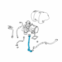 OEM Dodge Dart Tube-Oil Drain Diagram - 4892964AE