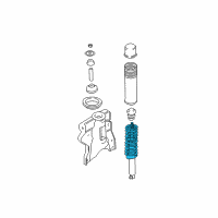 OEM 2005 Hyundai Sonata Spring-Rear Diagram - 55350-38600