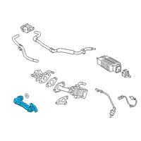 OEM 2022 Lexus ES300h Pipe Sub-Assembly, EGR Diagram - 25601-25011