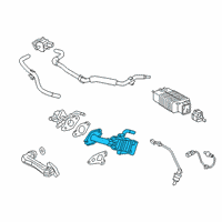 OEM Cooler Assembly, EGR Diagram - 25680-25030