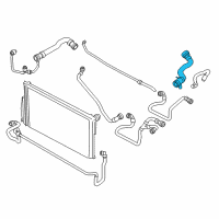 OEM 2012 BMW 528i Coolant Hose Diagram - 17-12-7-619-684