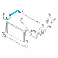 OEM 2015 BMW 528i Coolant Hose Diagram - 17-12-7-640-916