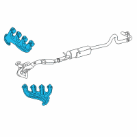 OEM 1997 Ford F-250 HD Manifold Diagram - F4TZ-9430-D