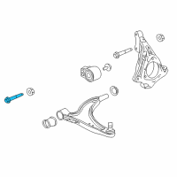 OEM Buick Regal TourX Support Bar Bolt Diagram - 11611833