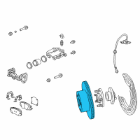 OEM 2017 Chevrolet Caprice Rotor Diagram - 92260109