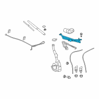 OEM 2008 Saturn Outlook Transmission Asm-Windshield Wiper Diagram - 20785185