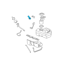 OEM Saturn Hose Asm-Fuel Tank Filler Diagram - 25910193