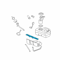 OEM Saturn Support Asm-Fuel Tank Diagram - 10347177