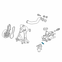 OEM 2007 Honda Accord Seal, Thermostat Cover (Nippon Thermostat) Diagram - 19305-PNA-003