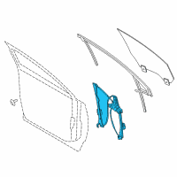 OEM Lincoln MKC Window Regulator Diagram - EJ7Z-7823201-C