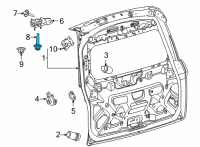 OEM Ford Bronco Sport Hinge Bolt Diagram - -W713162-S900