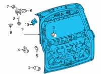 OEM 2022 Ford Bronco Sport GATE ASY - LIFT Diagram - M1PZ-7840010-A