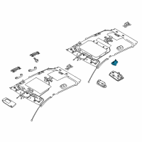 OEM 2020 Kia Stinger Retainer-Sunvisor Diagram - 85235B1000TWK