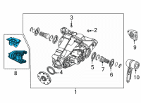 OEM Jeep AXLE MOUNTING Diagram - 68403978AA