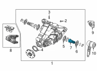 OEM 2022 Jeep Wagoneer AXLE Diagram - 68546983AA