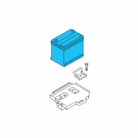 OEM Kia Rio Batteries Diagram - 371101D600