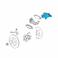 OEM 2008 Saturn Sky Caliper Diagram - 15254646