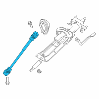 OEM BMW 428i xDrive Gran Coupe Steering Spindle Bottom W/Double Joint Diagram - 32-30-6-791-299