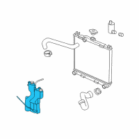 OEM Ram Dakota Bottle-Washer And COOLANT Diagram - 68034986AA