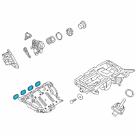 OEM BMW 428i Gran Coupe Set Of Profile Gaskets Diagram - 11-61-2-297-462