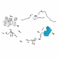 OEM Lincoln Turbocharger Diagram - DL3Z-6K682-E