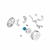 OEM 2004 Toyota Celica Rear Sensor Ring Diagram - 89544-32040