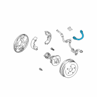 OEM 2006 Toyota Matrix Brake Hose Diagram - 90947-02C25