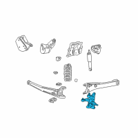 OEM 2004 Ford F-350 Super Duty Knuckle Diagram - F81Z-3106-BA