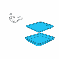 OEM 2004 Chevrolet Astro Oil Pan Diagram - 24229658