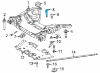 OEM BMW 750i xDrive Heat Resistant Plate Diagram - 31-14-6-861-394