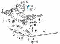 OEM 2017 BMW M760i xDrive Heat Resistant Plate Diagram - 31-14-6-861-394