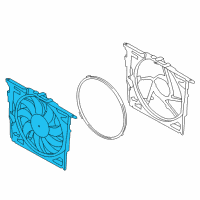 OEM BMW Fan Housing Diagram - 17-42-2-283-923