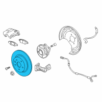 OEM 2016 Buick Envision Rotor Diagram - 13506241