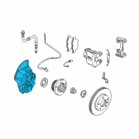 OEM BMW 325Ci Protection Plate Right Diagram - 34-11-6-750-130